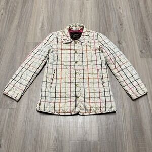 Coach Tattersall Quilted Plaid Coat - Jacket Y2K Preppy Women's XS